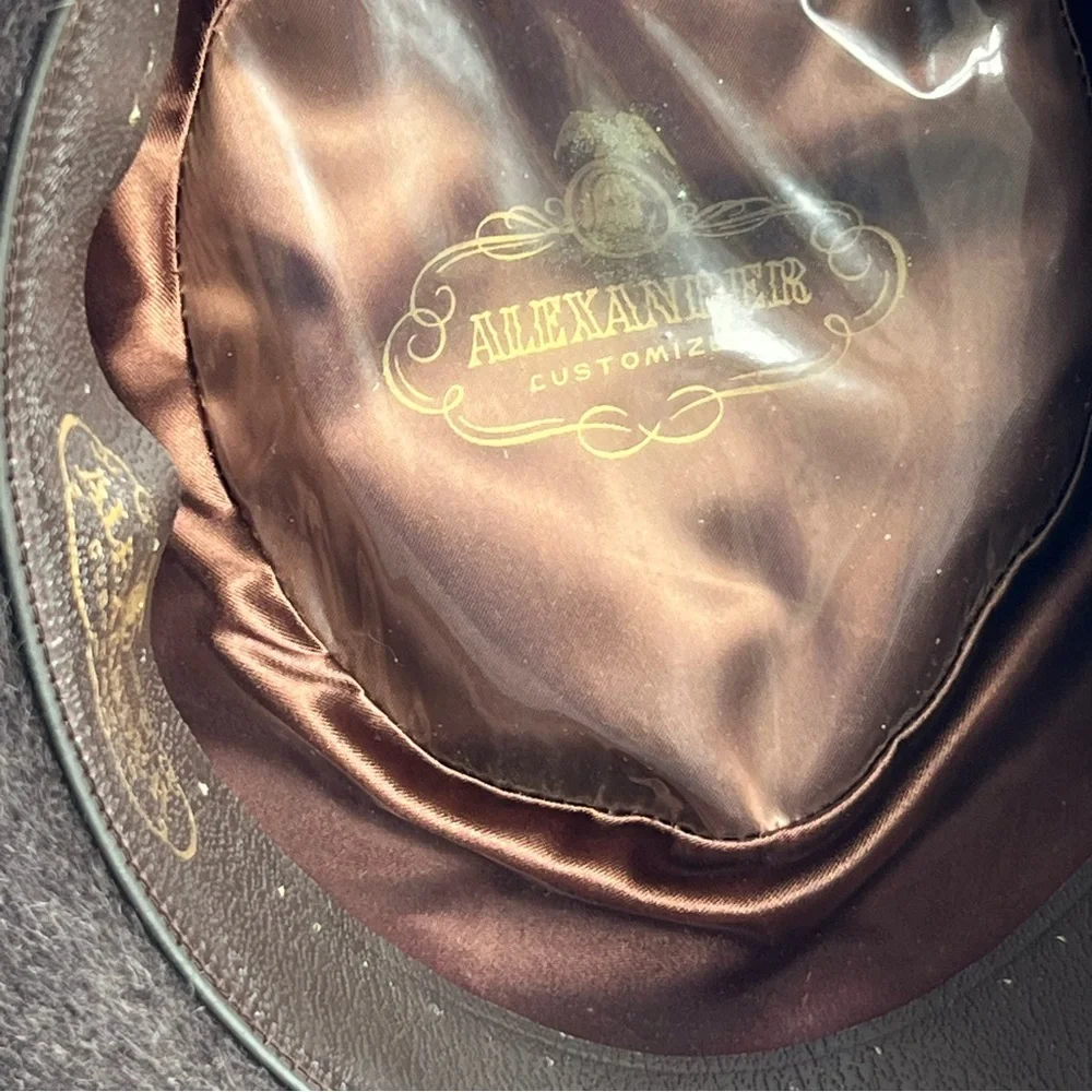 Vintage Alexander Customized Fedora Hat Mens 7